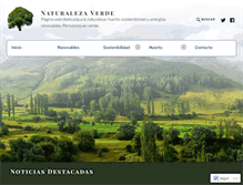 Tablet Screenshot of naturalezaverde.com